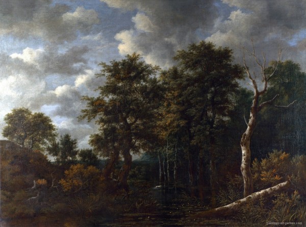 A Pool surrounded by Trees by Jacob Van Ruisdael